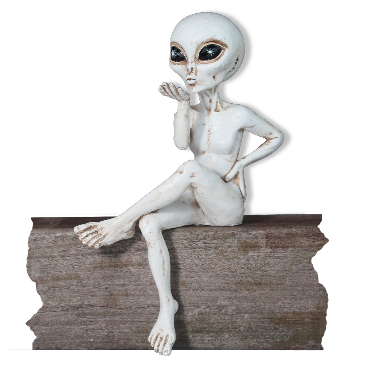 Female Alien 10” H Shelf Sitter Figurine “Jayne the Flirty” – Antique ...